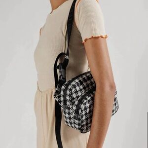 Baggu Pixel Gingham Fanny Pack